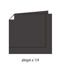 Servilleta 33x33Cm 2c Punta Punta Negro p50