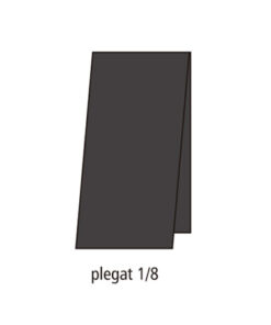 Servilleta 40x40 2c Punta Punta 1/8 Negra p50
