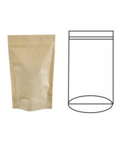 Bossa Tanca Zip Kraft 11+6x18,5Cm