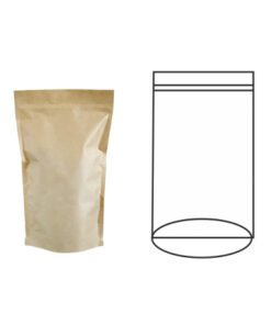 Bossa Tanca Zip Kraft 16+8x27Cm