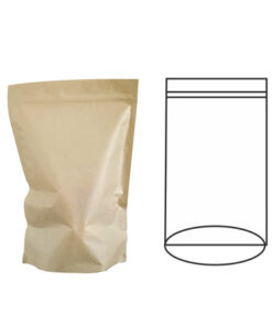 Bossa Tanca Zip Kraft 21+11x31Cm
