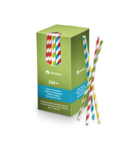 Canya Recta Paper Ø6x20cm Colors Assortit