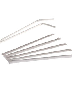 Caña Flex Papel Ø6x24Cm Blanca Enfundada