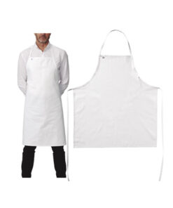 Delantal Peto 75x90 Algodón Blanco