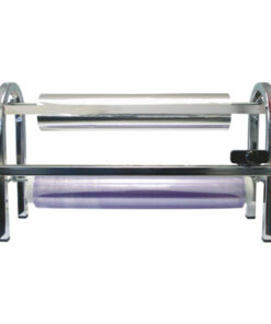 Portarollos PVC + Aluminio 45Cm con Cuchilla