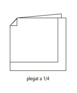 Servilleta 33x33Cm 2c Punta Punta Blanca p50