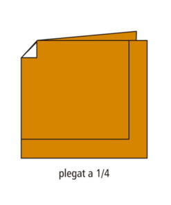 Servilleta 33x33Cm 2c Punta Punta Naranja p50