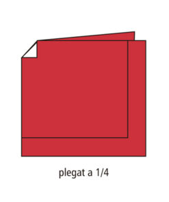 Servilleta 33x33Cm 2c Punta Punta Rojo p50