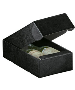 Caja 2 Bot 34x18,5x9Cm Pelle Nero