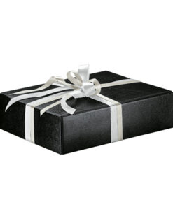 Caja 3 Bot 34x28x9Cm Pelle Nero