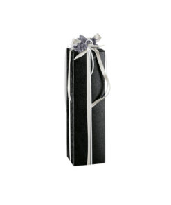 Caja Magnum 11,5x11,5x43 Pelle Nero