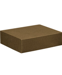 Caja 3 Bot 34x28x9Cm Pelle Marrone