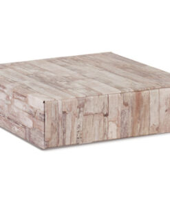 Caja 4 Bot 34x37x9Cm Efecto Madera