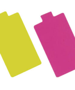 Formato Cartón Rectangular 9,5x5,6 Fucsia/Pistacho
