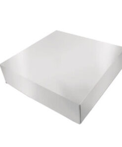 Caja tortell 32x32x10Cm 1pz Blanca