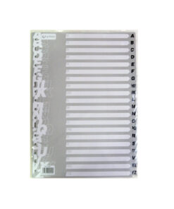 Separador Abecedari A4 Plastic p.20
