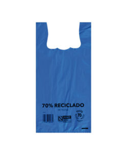 Bolsa Camiseta 70% Reciclado 42x53 g200 Azul p50