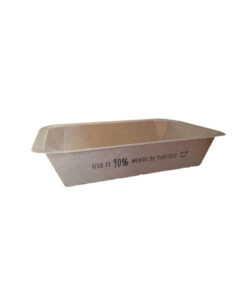 Bandeja Kraft PaperSeal 25x18x5Cm