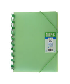 Carpeta Maxiplas A4 30 Fundas Verde