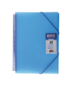 Carpeta Maxiplas A4 20 Fundas Azul