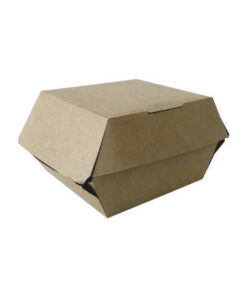 Caja Burger Mediana 12x12x8Cm Kraft