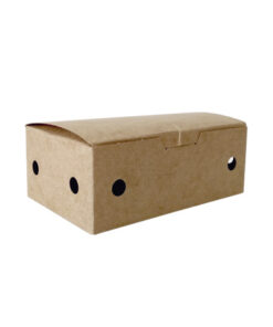 Caja Take Away Mediana 13x9x5 Kraft