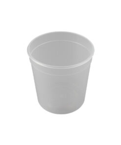 Tarrina Alim PP 1000cc Ø124mm Transparente
