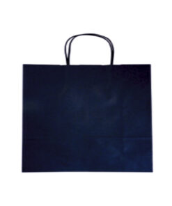 Bolsa Kraft Asa Rizada 44x14x42 Azul